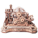 Productfoto van de Robotime Gear Ball Challenge, houten bouwpakket van een behendigheidsspel met knikkers