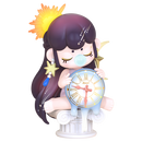 Time Guardian variant van de Robotime Nanci Museum of Fantasy blind box serie