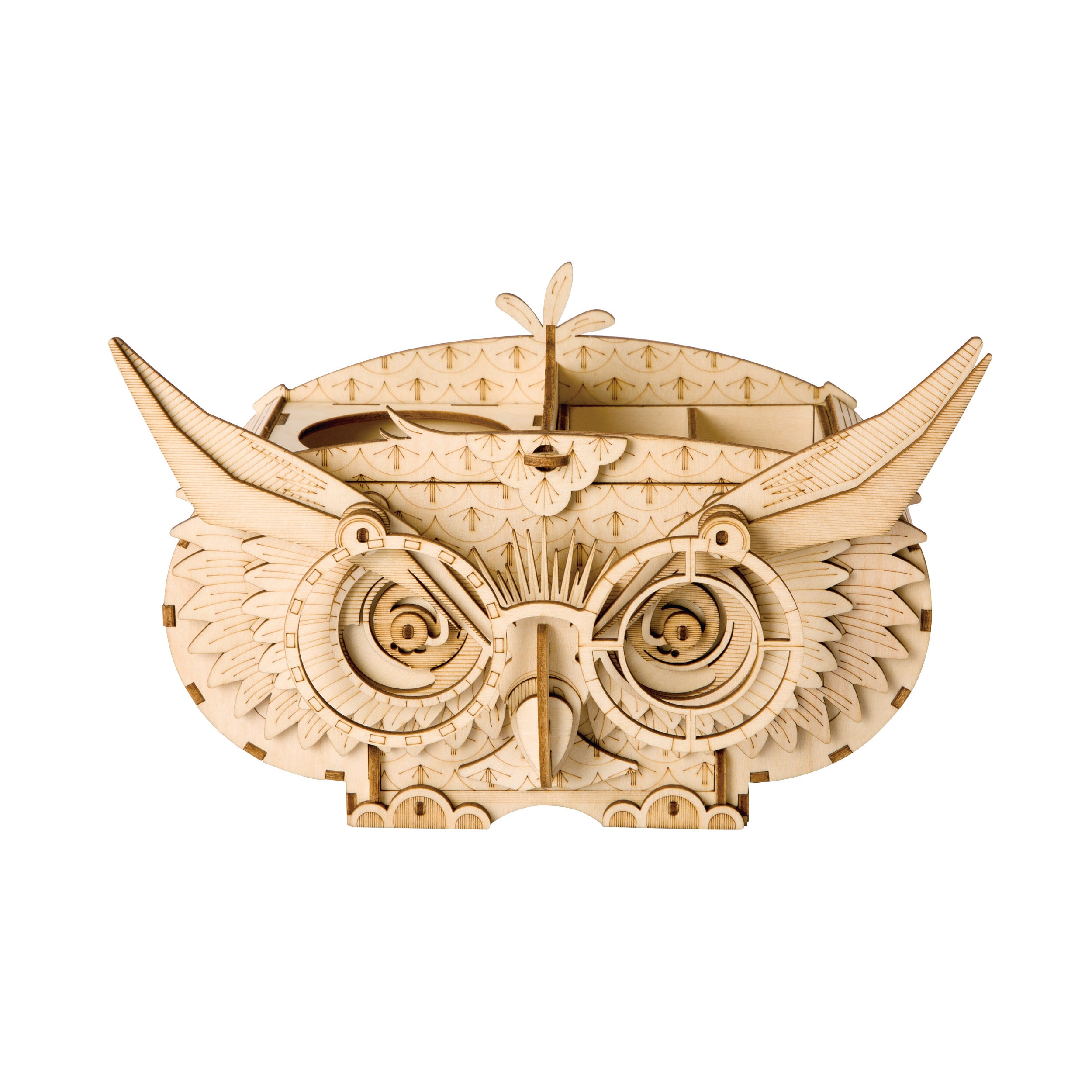Robotime Owl Storage Box | Houten 3D DIY bouwset | Robotime Nederland
