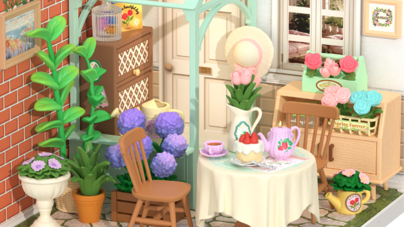 Een theetuintje vol magie: mijn creatieve avontuur met de Blooming Tea Garden van Rolife!