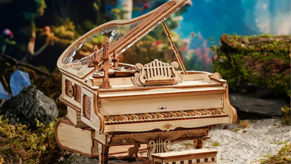 Liefhebber van mechanica, puzzels én een beetje magie? Bouw de betoverende Magic Piano van ROKR!