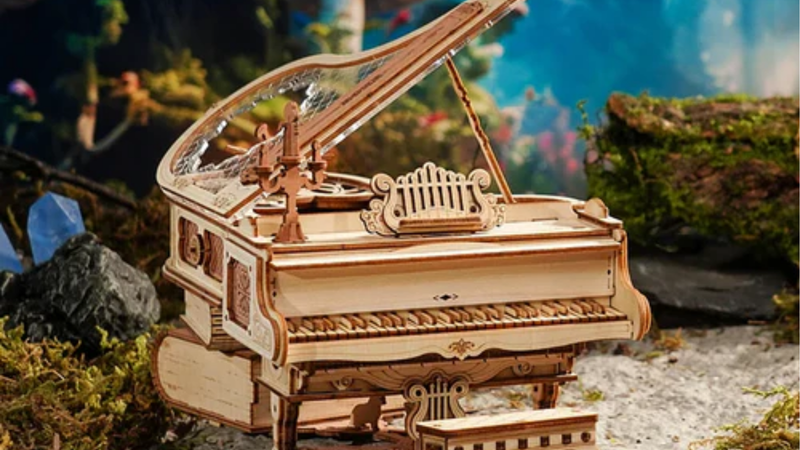 Liefhebber van mechanica, puzzels én een beetje magie? Bouw de betoverende Magic Piano van ROKR!