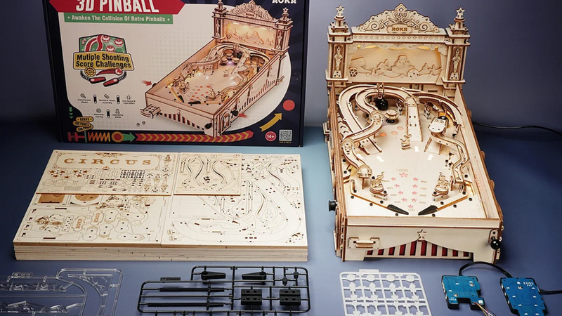 Robotime retro pinball machine (flipperkast)