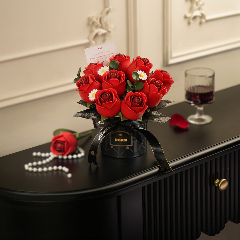 Robotime Red Rose Bouquet AF02J