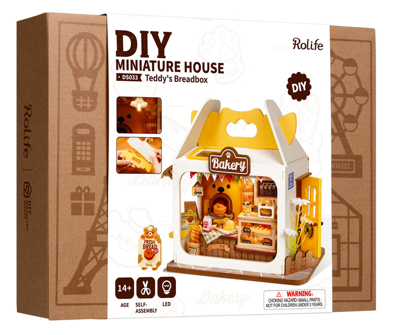 Robotime Teddy's Breadbox DS033