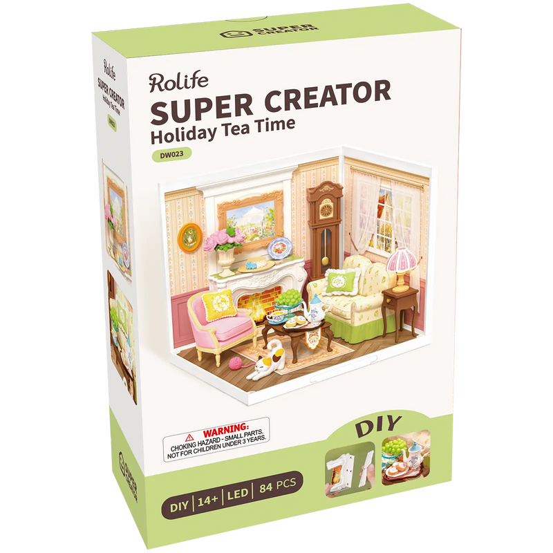 Robotime Holiday Tea Time DW023