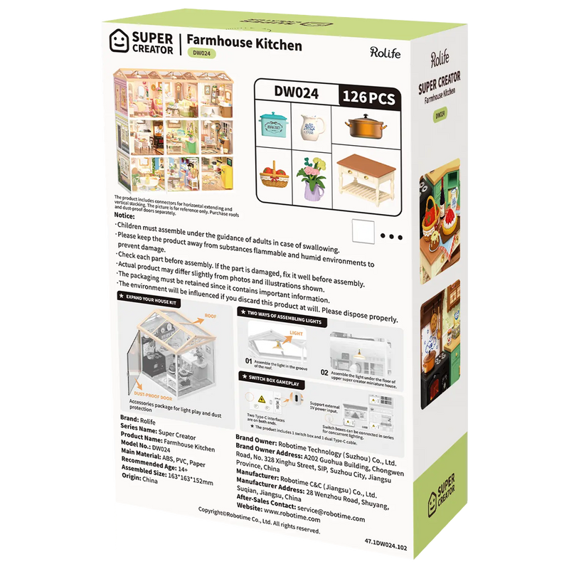 Robotime Farmhouse Kitchen DW024