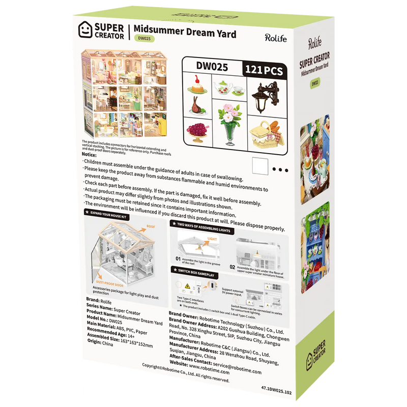 Robotime Midsummer Dream Yard DW025