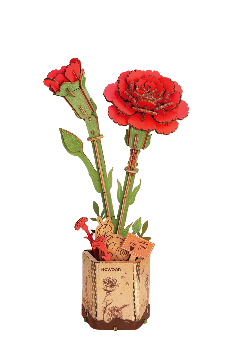 Robotime Red Carnation / Rode Anjer TW052
