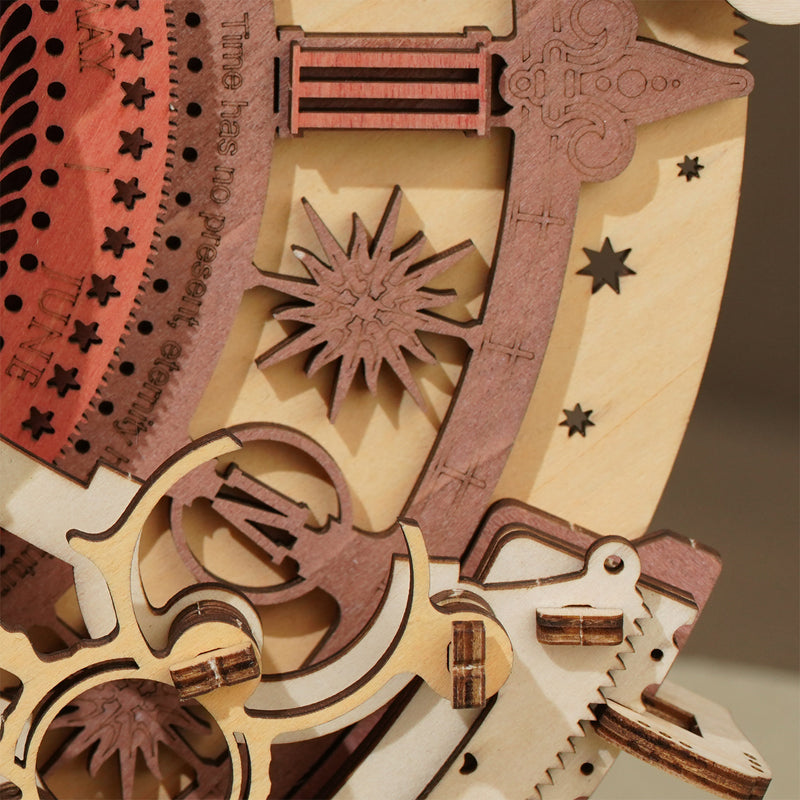 Robotime Zodiac Wall Clock | Houten 3D DIY bouwset | Robotime