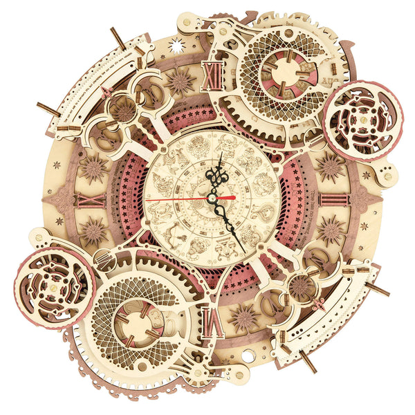 Robotime Zodiac Wall Clock | Houten 3D DIY bouwset | Robotime