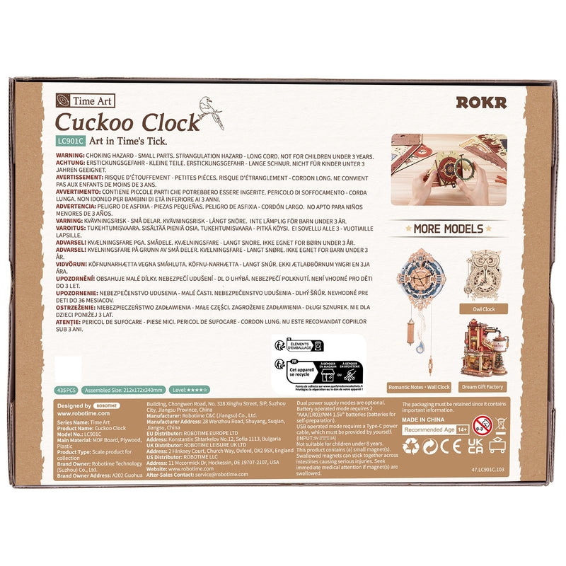 Robotime Cuckoo Clock LC901C