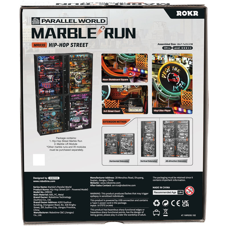 Robotime Marble Run Hip-Hop Street MR03S