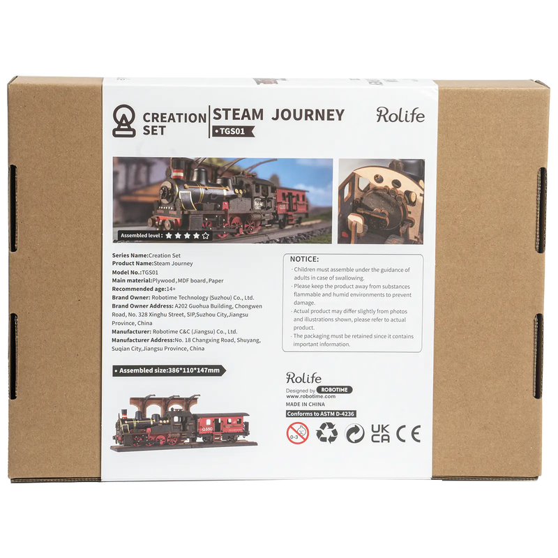 Robotime Steam Journey TGS01