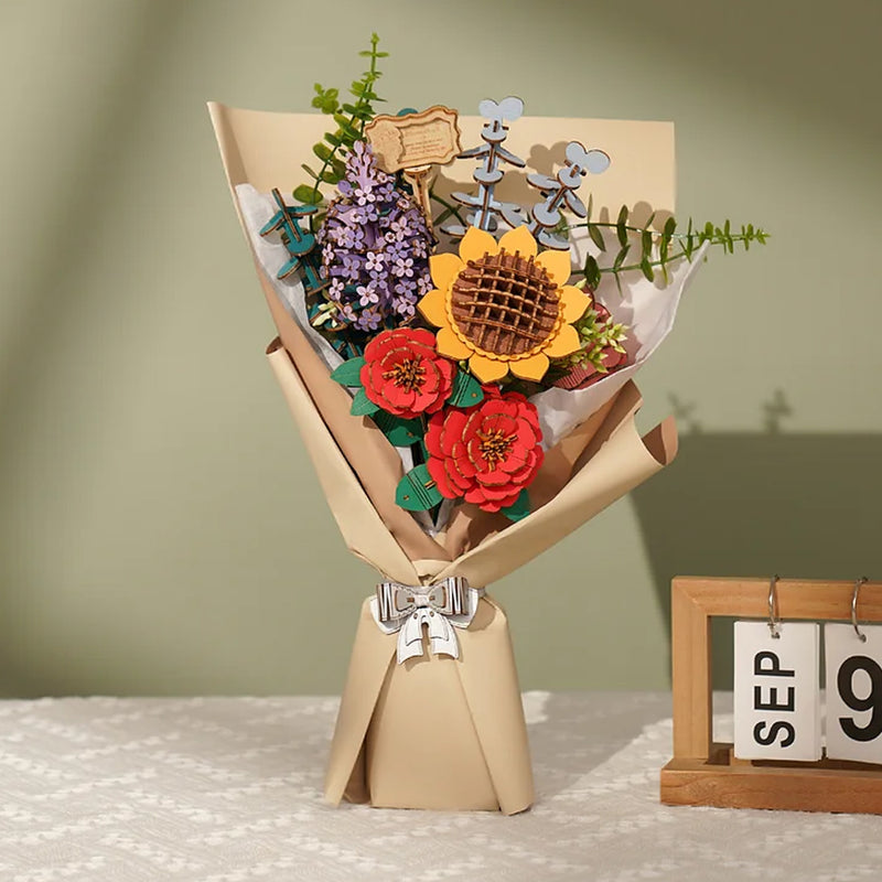 Robotime Flower Bouquet / Bos bloemen TW01H