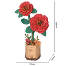 Robotime Red Camellia / Rode Camelia TW031
