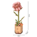 Robotime Pink Rose / Roze Roos TW041