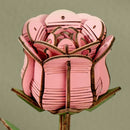 Robotime Pink Rose / Roze Roos TW041