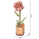 Robotime Pink Rose / Roze Roos TW041