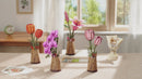 Sfeervolle videopresentatie van verschillende houten bloemen in de Rowood Wooden Bloom Craft serie