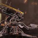 De basis met zitje en achterste gedeelte van de loop van de Robotime Anti-aircraft Gun