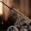 De met elastieken geladen loop van de Robotime Anti-aircraft Gun