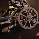 Wiel aan de zijkant van de Robotime Anti-aircraft Gun