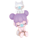 Lilac Purple variant van de Robotime Baby Nanci Seatmates blind box serie
