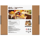 Achterkant verpakking van de Robotime Baking Kitchen