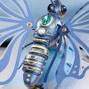 Details op de rug van de Robotime Butterfly (Blue)