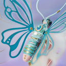 Details op de rug van de Robotime Butterfly (Pink)