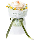 Productfoto van de Robotime Camellia, kunststof bouwpakket van een witte bloem