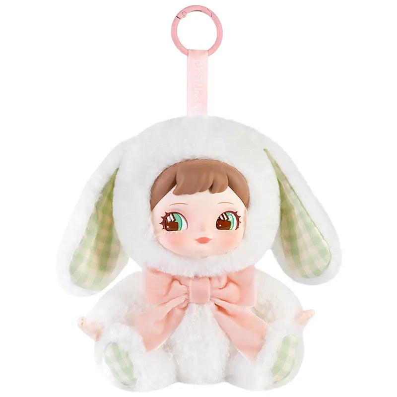Loveable Bunny variant van de Robotime Charline Forest Hide & Seek Plush Pendant blind box serie