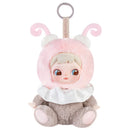 Pink Butterfly variant van de Robotime Charline Forest Hide & Seek Plush Pendant blind box serie