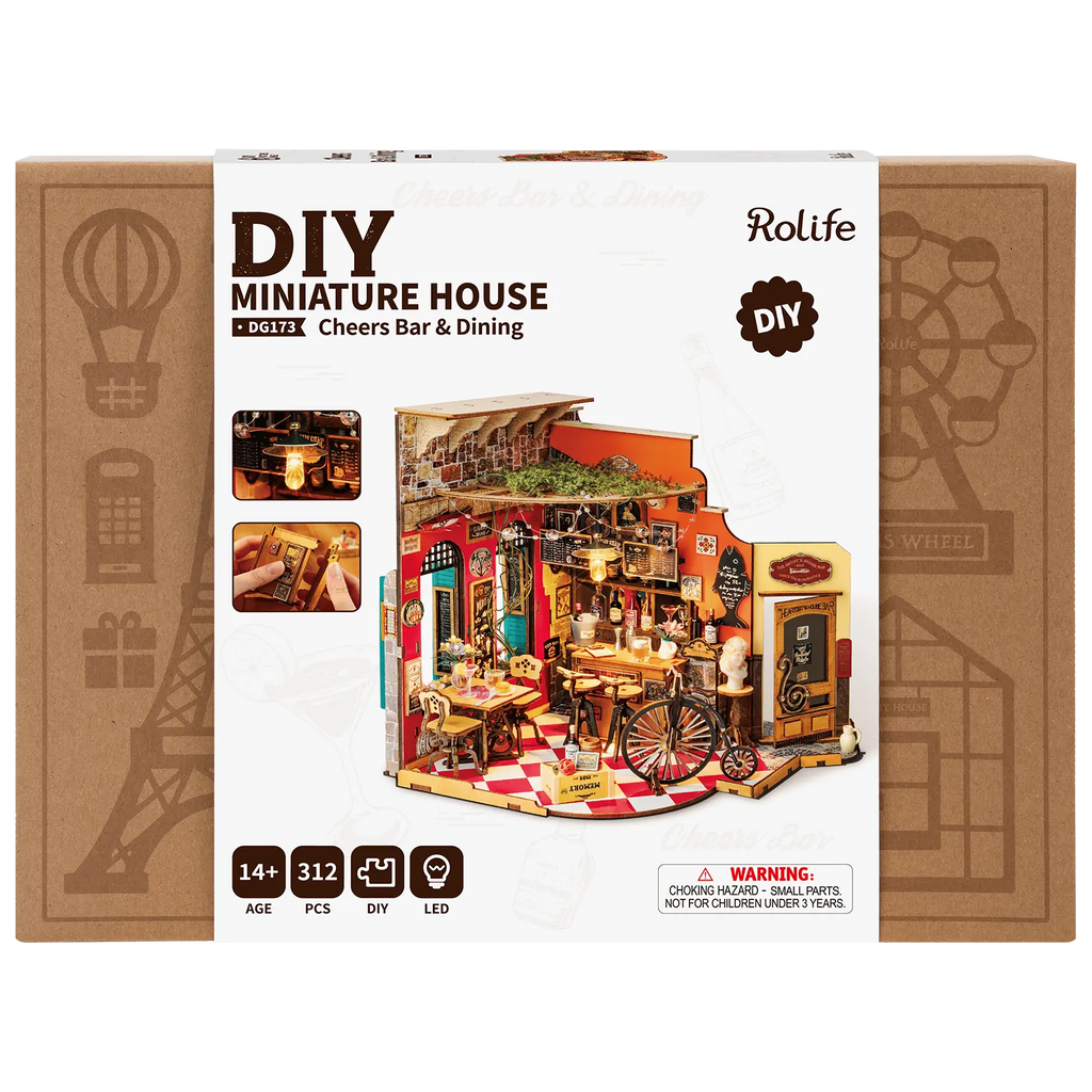Rolife Model Kits Poppenhuis Thee Tijd DIY Miniatuur Huis Kit met Lichten Poppenhuis Kits Vrije Tijd Thee Kamer Openbare Structuur Kerst Verjaardagscadeau Rolife Model Kits Poppenhuis Thee Tijd DIY Miniatuur Huis Kit met Lichten Poppenhuis Kits Vrije Tijd Thee Kamer Openbare Structuur Kerst Verjaardagscadeau