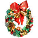 Voorkant van de Robotime Christmas Wreath, houten bouwpakket van een kerstkrans