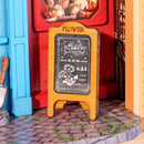 Het winkelbord van de bloemenwinkel in de Robotime Daily Fresh Flower