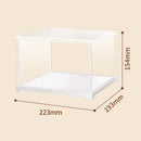 Buitenmaten in millimeters van de  Robotime Dust Cover Landscape S