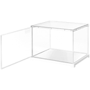 Productfoto van de Robotime Dust Cover Landscape S, kunststof bouwpakket voor een display case van 205mm lang, 177mm breed en 137mm hoog (binnenmaten)