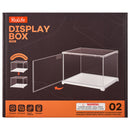 Voorkant verpakking van de Robotime
Dust Cover Landscape S, kunststof bouwpakket voor een display case van 205mm lang, 177mm breed en 137mm hoog (binnenmaten)