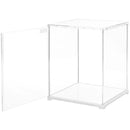 Productfoto van de Robotime Dust Cover Portrait L, kunststof bouwpakket voor een display case van 230mm lang, 230mm breed en 292mm hoog (binnenmaten)