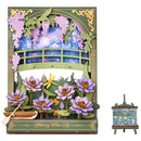 Productfoto van de Robotime Glittering Water Lily, houten diorama bouwpakket van Monet’s waterlelies