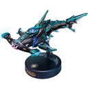 Productfoto van de Robotime Hammerhead Shark, metalen bouwpakket voor een futuristische hamerhaai met licht en beweging