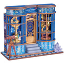 Productfoto van de Robotime Magic Astronomy Shop, bouwpakket voor een miniatuurhuisje van een winkel in sterrenkunde