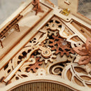 Het raderwerk binnenin de Robotime Magic Piano