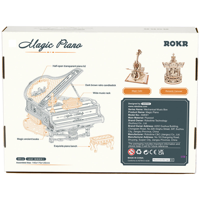 ROBOTIME 3D 3 Speed Grammofoon Houten Puzzel Vinyl Platenspeler Model Kits Bouw Vintage Draaitafel Hout Jigsaw Craft om te bouwen voor Volwassenen Kids ROBOTIME 3D 3 Speed Grammofoon Houten Puzzel Vinyl Platenspeler Model Kits Bouw Vintage Draaitafel Hout Jigsaw Craft om te bouwen voor Volwassenen Kids
