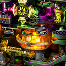 Details van het onderste gedeelte van de Robotime Marble Run Alchemy City