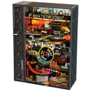 Productfoto van de Robotime Marble Run Hip-Hop Street, kunststof knikkerbaan bouwpakket met urban hip-hop thema 