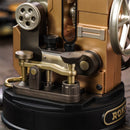 Close-up van de seinsleutel van de Robotime Morse Telegraph