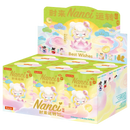 Display met zes verpakkingen van de Robotime Nanci Best Wishes blind box serie